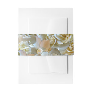Bandeau De Faire-part Motif Rose d'Ivoire – Art Floral Élégant