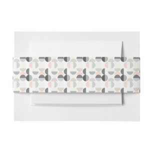 Bandeau De Faire-part Motif scandinave de demi-cercle de style