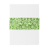 Bandeau De Faire-part Motif shamrock (Dos Example)