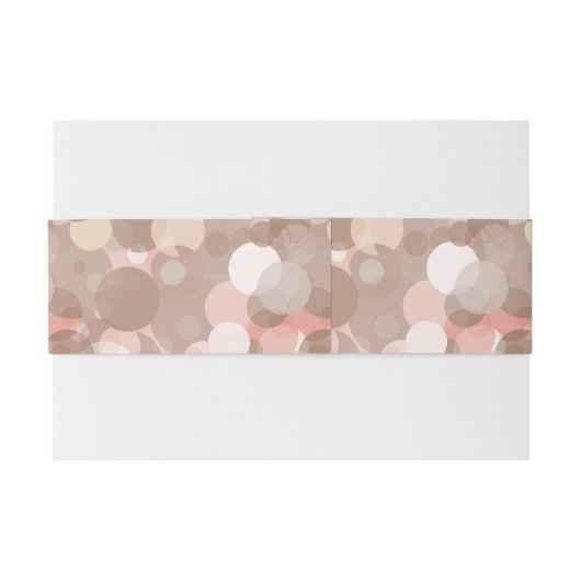 Bandeau De Faire-part Motif simple - cercles (Dos exemple)