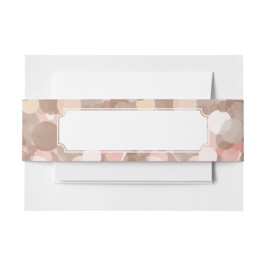 Bandeau De Faire-part Motif simple - cercles (Devant Example)