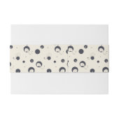 Bandeau De Faire-part Motif timide d'éléphant (Dos exemple)