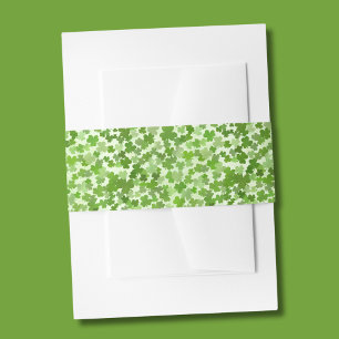 Bandeau De Faire-part Motif Trèfle