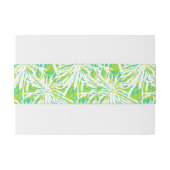 Bandeau De Faire-part Motif tropical de palmettes (Dos exemple)