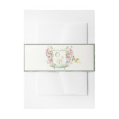 Bandeau De Faire-part Mountain Wildflower Garden Invitation Belly Band (Devant example)