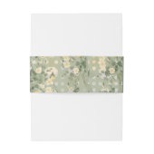 Bandeau De Faire-part Mountain Wildflower Garden Invitation Belly Band (Dos Example)