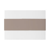 Bandeau De Faire-part mur marron avec (Dos exemple)