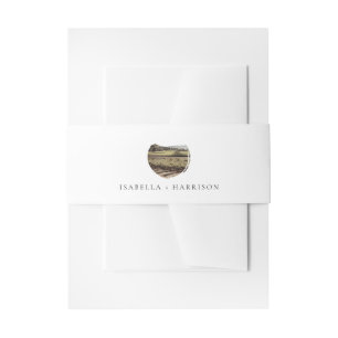 Bandeau De Faire-part NAPA California Watercolor Mariage Skyline