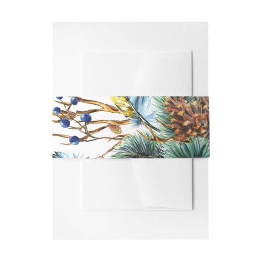 Bandeau De Faire-part Noël aquarelle (Devant example)