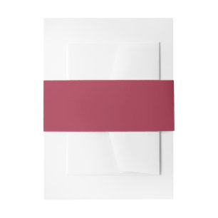 Bandeau De Faire-part Noël sombre, Rouge hivernal