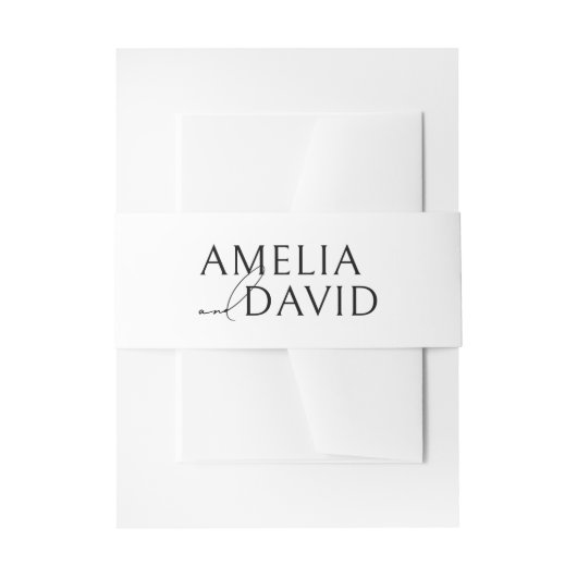 Bandeau De Faire-part Noms des mariées et des championnats Mariages mode (Devant example)