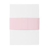 Bandeau De Faire-part Noms mariages rose (Dos Example)