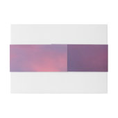 Bandeau De Faire-part Nuages roses bleus (Dos exemple)