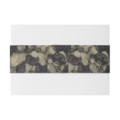 Bandeau De Faire-part Nuances mariages d'or noir (Dos exemple)