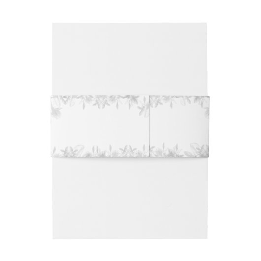 Bandeau De Faire-part Nuptial Unity Invitation Belly Band (Dos Example)