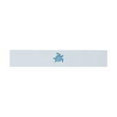 Bandeau De Faire-part Ocean Sea Turtle, Sea Blue Beach Wedding (Plat)