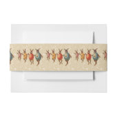 Bandeau De Faire-part Oeufs dansants lapins de Pâques (Devant Example)