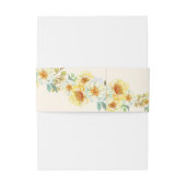 Bandeau De Faire-part Oiseau jaune bleu mariage chinois (Dos Example)