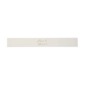 Bandeau De Faire-part Olive Estate Calligraphy Wedding (Plat)