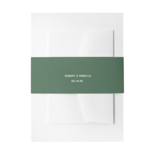 Bandeau De Faire-part Olive Feuille Invitation Bande Belly