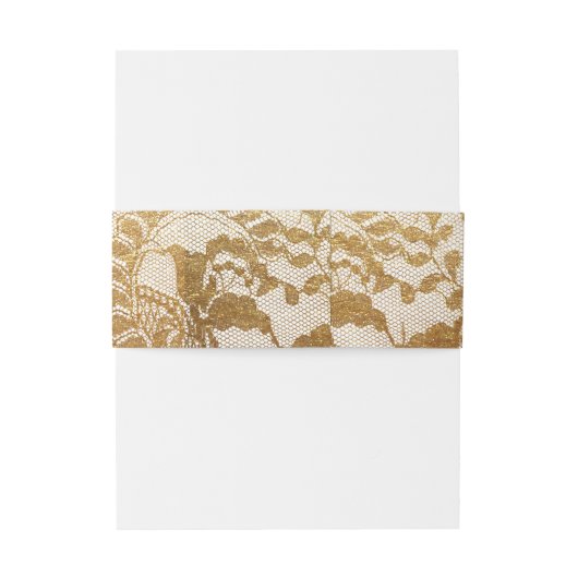 Bandeau De Faire-part Or (Dos Example)