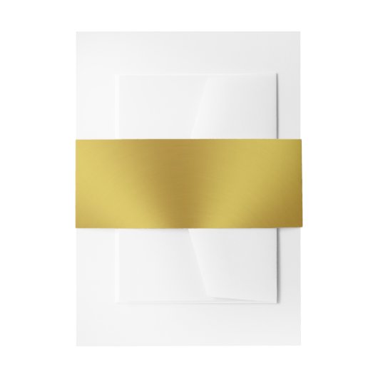 Bandeau De Faire-part Or Faux (Devant example)