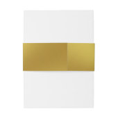 Bandeau De Faire-part Or Faux (Dos Example)