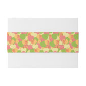 Bandeau De Faire-part Ornement avec des pommes (Dos exemple)