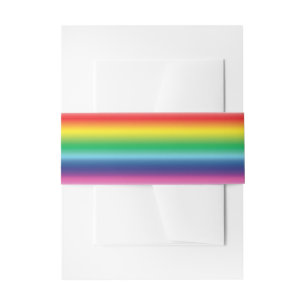 Bandeau De Faire-part orteils drapeau arc-en-ciel couleurs lgbt lgbtq