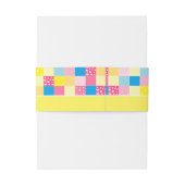 Bandeau De Faire-part Ours d'or en écaille, Baby shower (Dos Example)