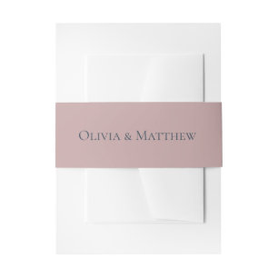 Bandeau De Faire-part Pale Mauve Mariage