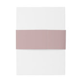 Bandeau De Faire-part Pale Mauve Mariage (Dos Example)