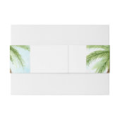 Bandeau De Faire-part Palm Trees Belly Band (Dos exemple)