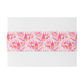 Bandeau De Faire-part Palmettes tropicales (Dos exemple)