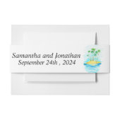 Bandeau De Faire-part Palmier et Plage  (Devant Example)