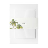 Bandeau De Faire-part Palmier tropical (Devant example)