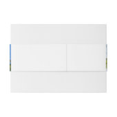 Bandeau De Faire-part Palmier tropical Florida Beach Wedding (Dos exemple)