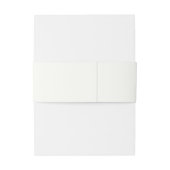 Bandeau De Faire-part Palmier tropical Mariage côtier rustique (Dos Example)