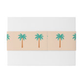 Bandeau De Faire-part Palmiers (Dos exemple)