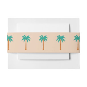 Bandeau De Faire-part Palmiers