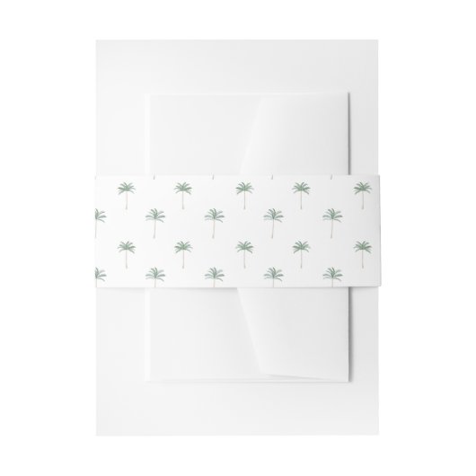 Bandeau De Faire-part Palmiers (Devant example)