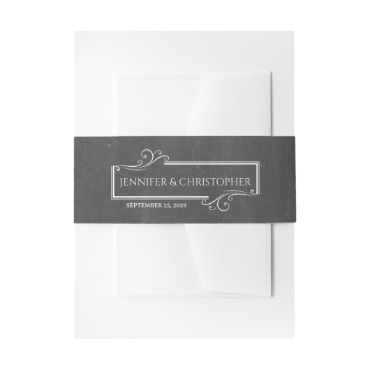 Bandeau De Faire-part Panneau de montage (Devant example)
