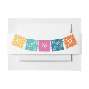Bandeau De Faire-part Papel Picado Colorful