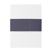 Bandeau De Faire-part Papeterie de mariage Purple We Do (Dos Example)