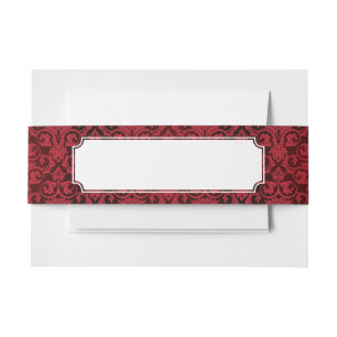 Bandeau De Faire-part Papier peint rouge 2