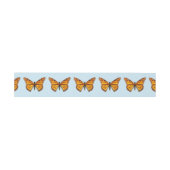 Bandeau De Faire-part Papillon Monarque (Plat)