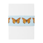 Bandeau De Faire-part Papillon Monarque (Dos Example)