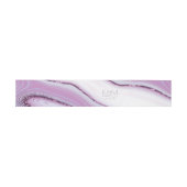 Bandeau De Faire-part Parties scintillant Abstraite Strata Mariage Lilac (Plat)