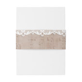 Bandeau De Faire-part Partition romantique Lavender Lace Mariage (Dos Example)