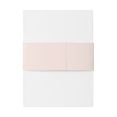 Bandeau De Faire-part Pastel Peach Mariage personnalisé (Dos Example)